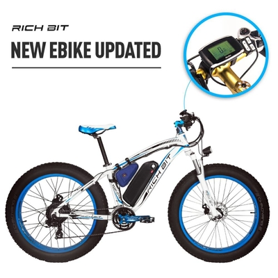 US EU STOCK 1000W High Power Electric Bike Fat Tire All Terrain 21 Speed 17Ah 26 Inch RICH BIT 012