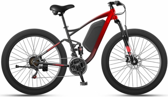 26" Full Suspension High Power Bicycle 1000w 48v Steel Fat Frame Snow